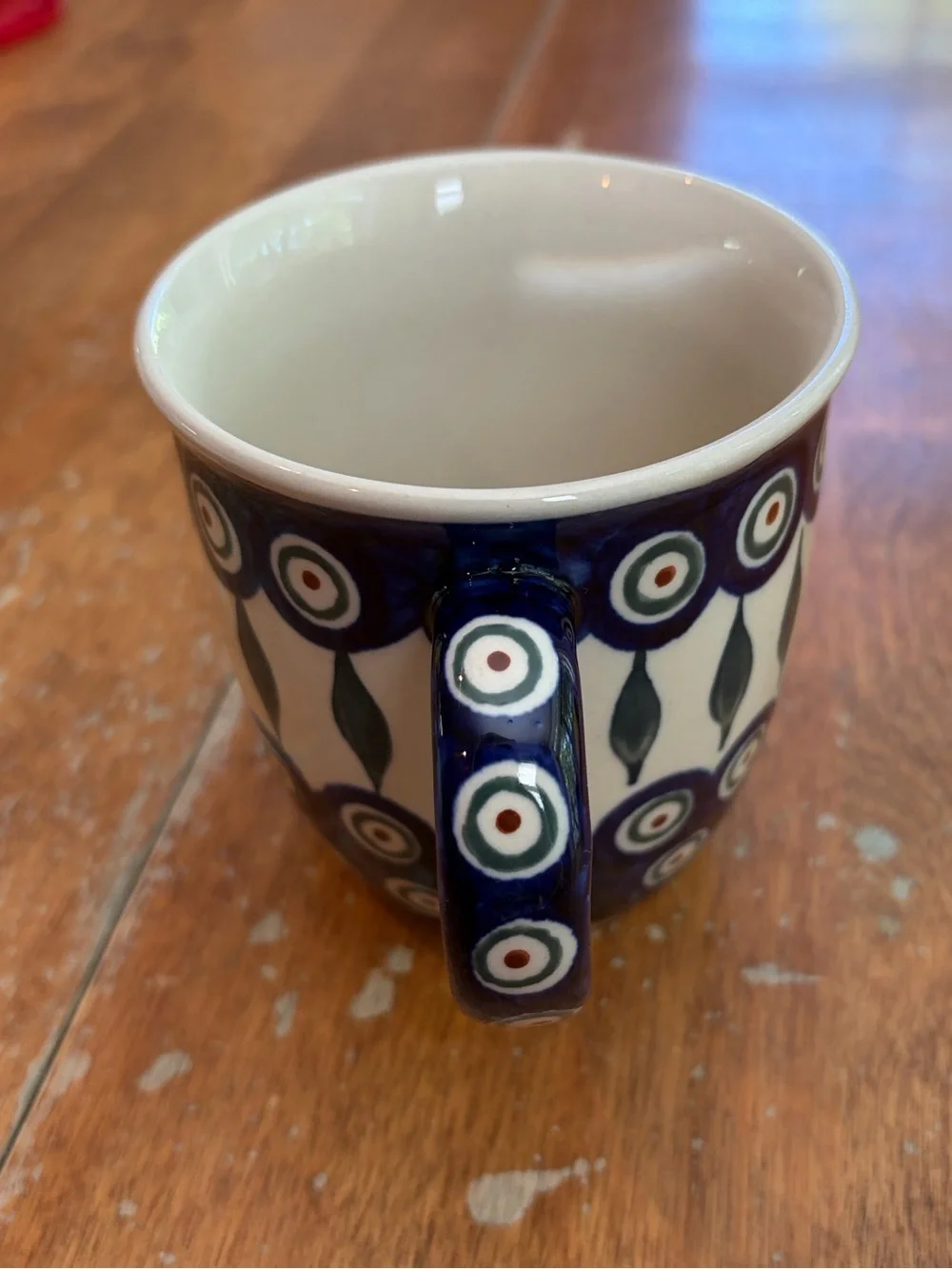 Polish Pottery Coffee Mug Boleslawiec - Picture 4 of 6